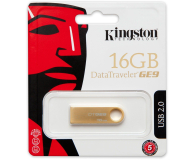 KINGSTON 16GB USB2.0 GE9 Gold Metal casing - 116368 - zdjęcie 3